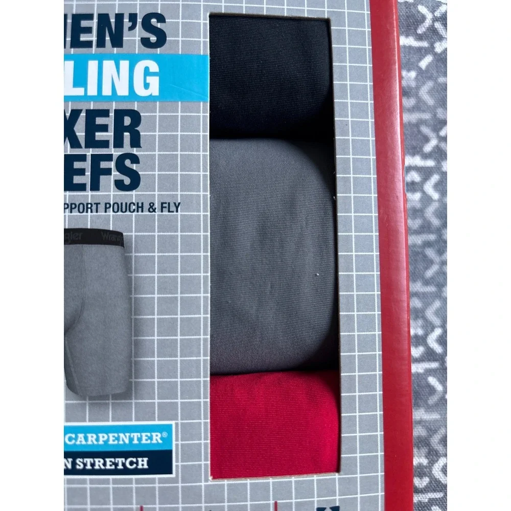 Wrangler Boxer Briefs‎ Men 2XL Multi New 3-Pack Cooling Nylon Stretch 6
